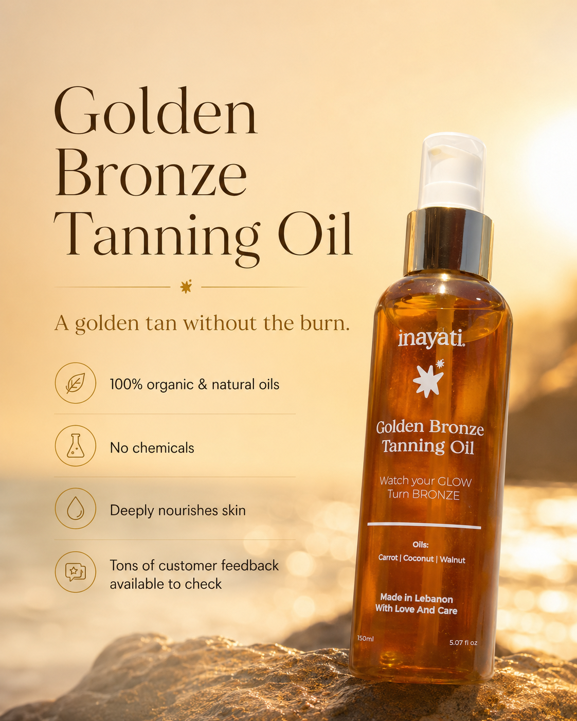 Golden Bronze Tanning Oil